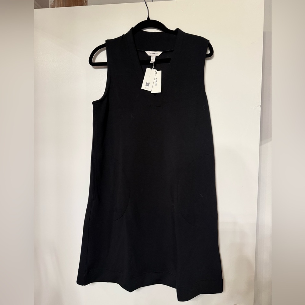 SPANX Classic Black V-Neck Top